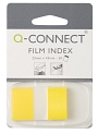 Q-Connect Index - 25 x 43 mm, gelb