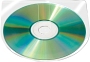 Q-Connect CD/DVD-Hüllen selbstklebend - ohne Lasche, transparent, 190 Stück