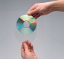 Q-Connect CD/DVD-Hüllen selbstklebend - ohne Lasche, transparent, 1900 Stück