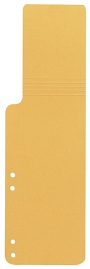 Q-Connect KF15770 Aktenschwänze - gelb, 100 Stück