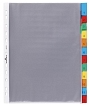 Durable Hüllenregister - Folie, blanko, transparent, A4, 12 Blatt