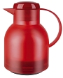 emsa 504232 Samba Isolierkanne - 1,0 Liter, rot-transluzent