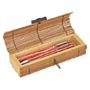 Ecobra 850124 Bambus-Etui, viereckige Form