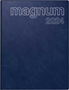 Rido Buchkalender magnum - 1 Woche / 2 Seiten, 18,3 x 24 cm, weinrot