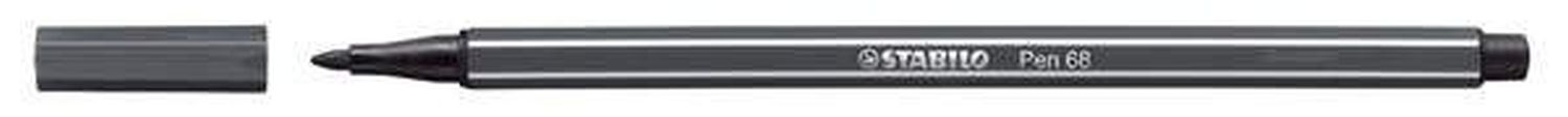 Stabilo® Fasermaler Pen 68 - 19 mm, schwarzgrau