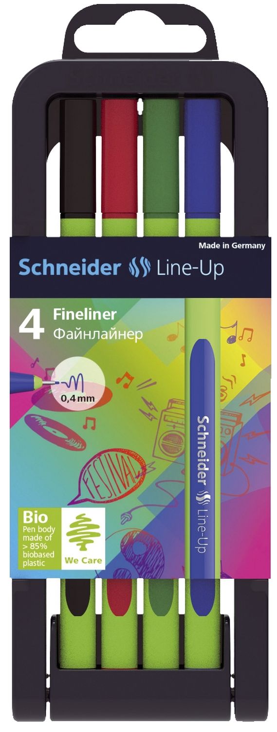 Schneider 4er Box Fineliner