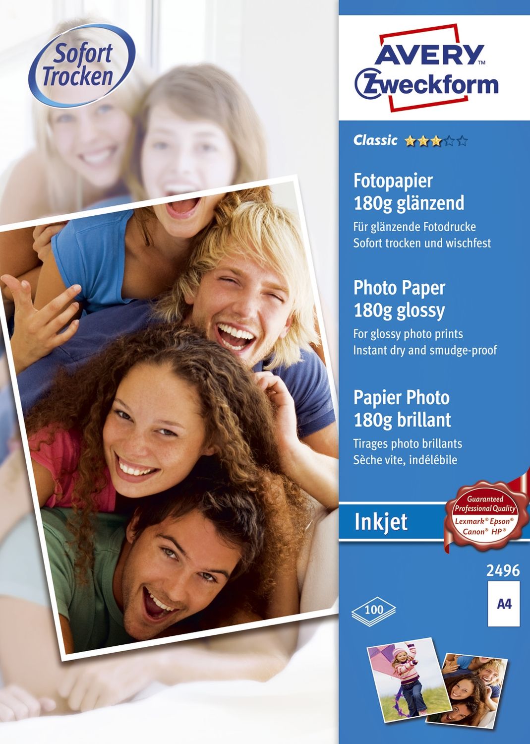 Avery Fotopapier A4 180g