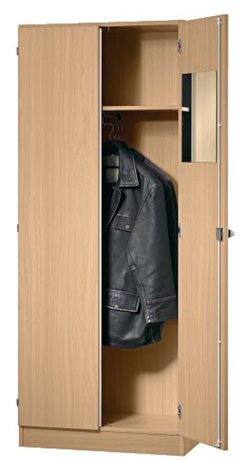 Garderobenschrank 5OH grau