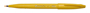 Faserschreiber SignPen Brush gelb VE10