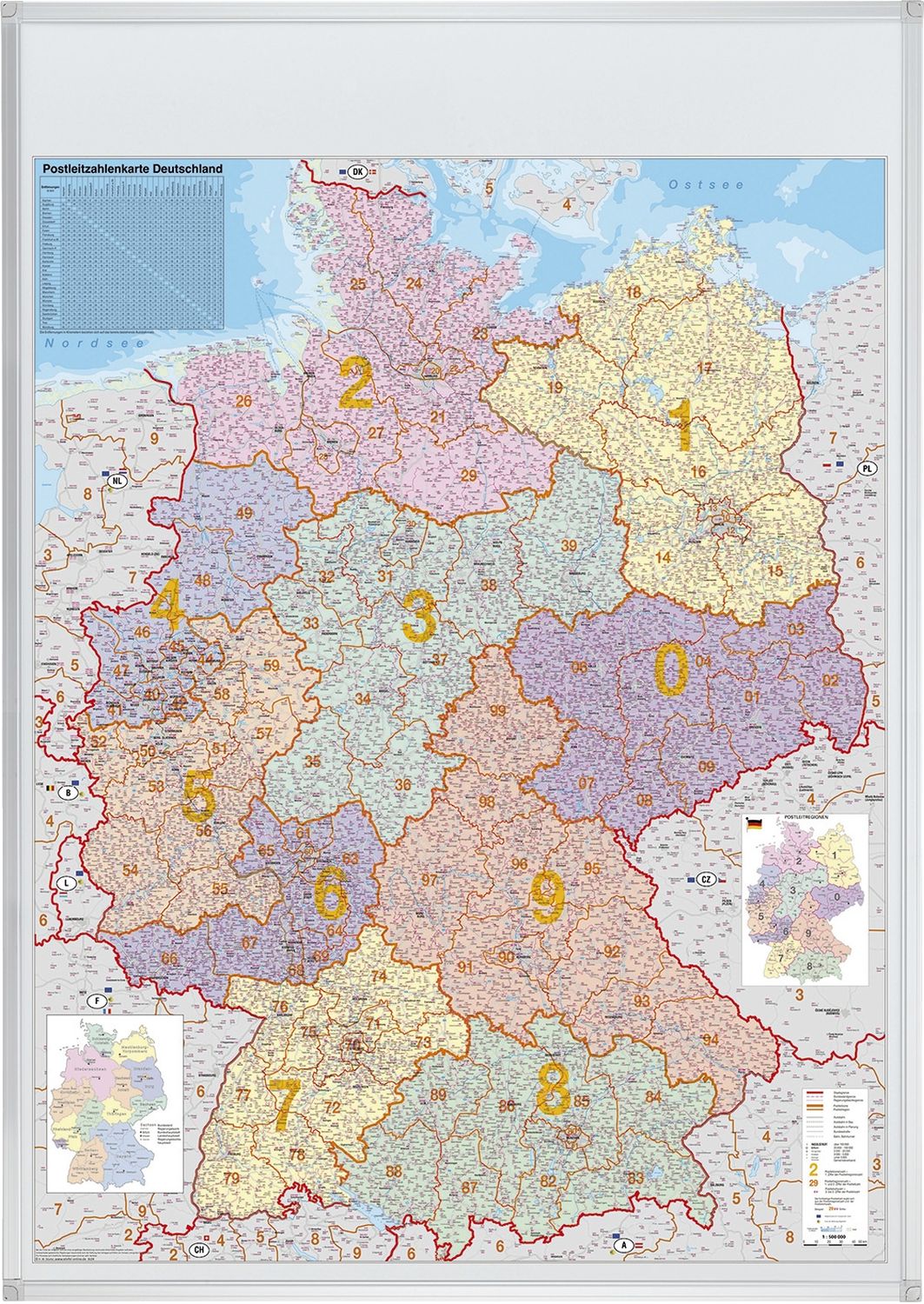 FRANKEN Kartentafel D