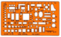 Standardgraph 7341 Möblierungsschablone Architekt