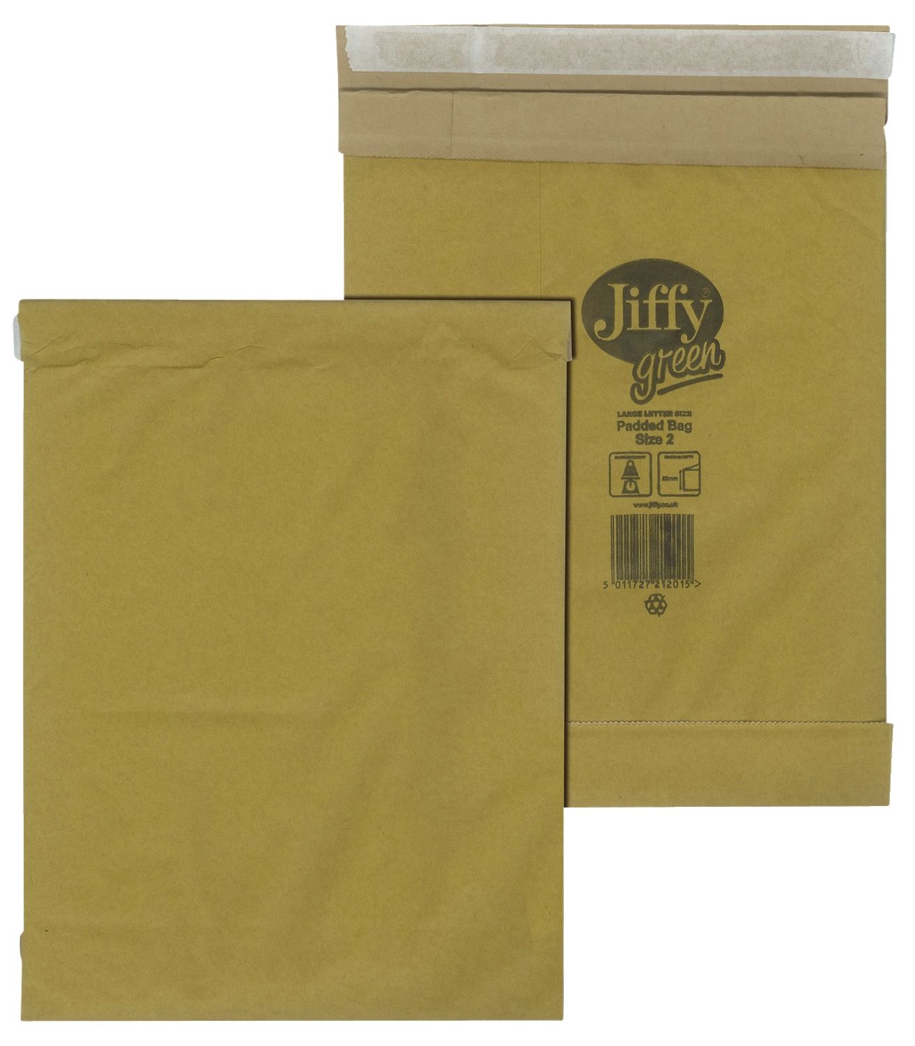 Jiffy 30001312 Papierpolstertasche Gr. 2 210x280mm braun VE100
