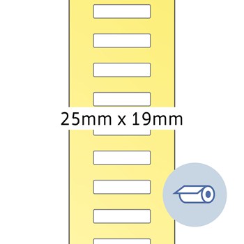 Rollenetiketten weiß 75x199 mm Papier matt 5000 St.