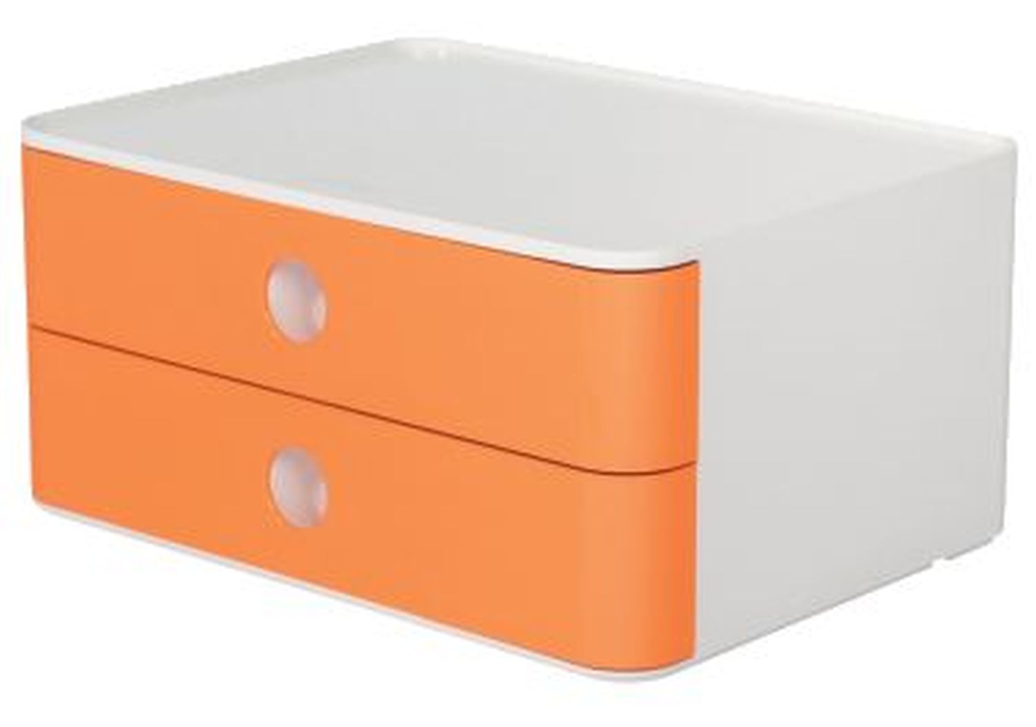 HAN 1120-81 Allison Schubladenbox 2 Laden weiß/apricot orange