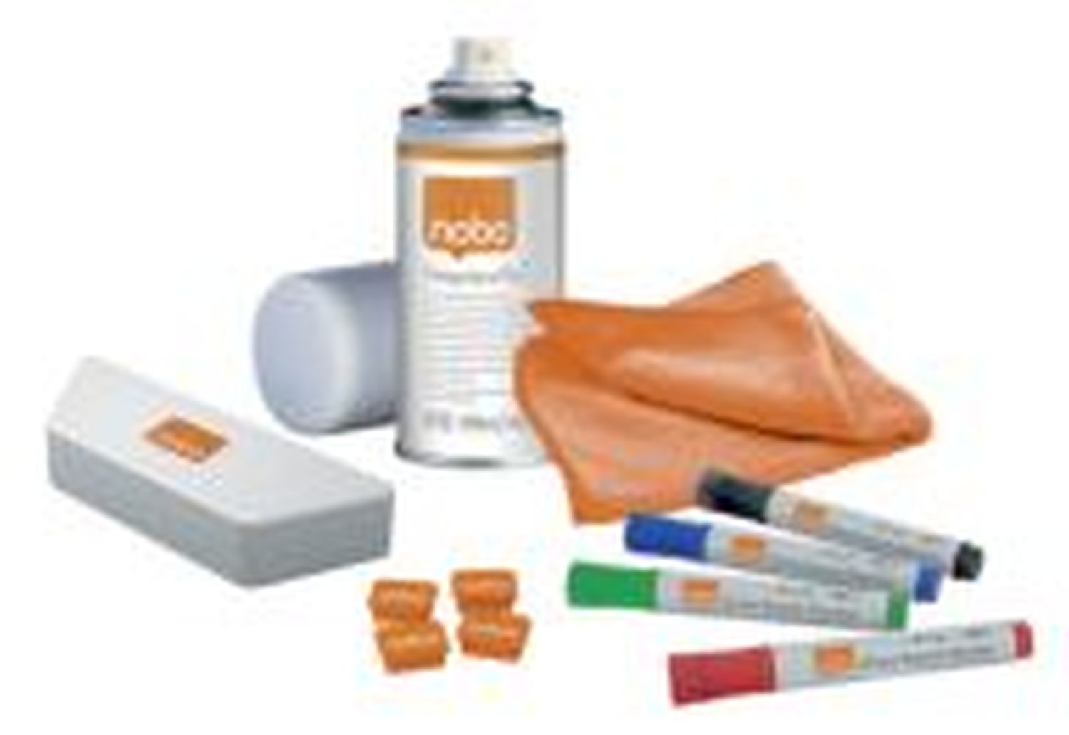 nobo® Starterkit, für Glastafeln, 11 Teile