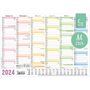 Neutral Tafelkalender A4 7074 quer Rainbow