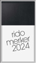 Rido Tageskalender merker® - 1 Tag / 1 Seite, 10,8 x 20,1 cm, schwarz