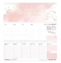 Neutral Tischkalender 2024 Design Rosé 29,7 x 11 cm,