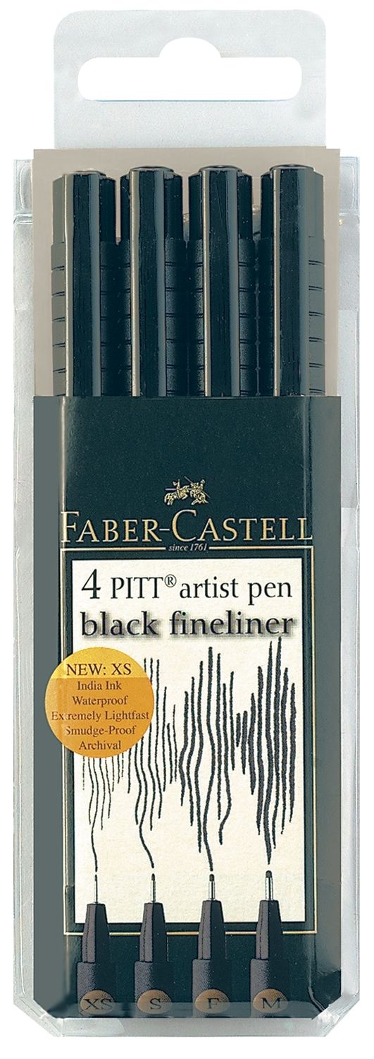 Faber-Castell Tuschestift 167115 sw VE4