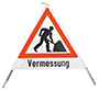 Warnpyramide 90 cm Bau/Vermessung 61402091