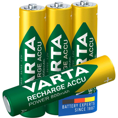 VARTA Akkus RECHARGE Power 800mAh Micro AAA