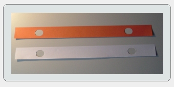 Selbstklebende Aufhängestreifen Pressspan