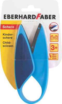 Kinderschere Kiga blau VE5