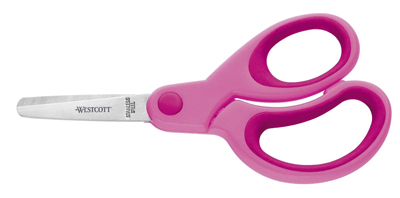 WESTCOTT E-21580 00 Bastelschere 13cm rund pink