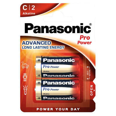 Panasonic Batterien Pro Power Baby C 1,5 V VE2