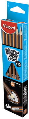 MAPED 851721FC Bleistift HB Black Peps VE12