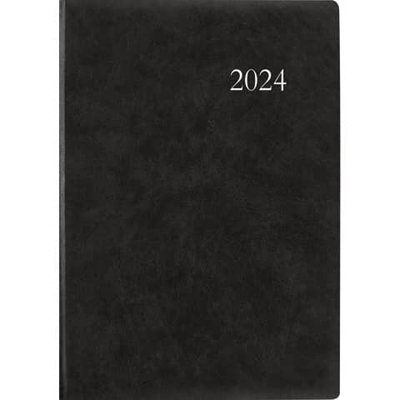 Zettler Buchkalender 886 - 1 Tag / 1 Seite, A4, anthrazit