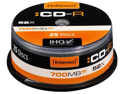 INTENSO CDR80 700MB 52x (25) CB