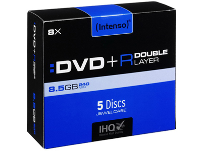 INTENSO DVD+R 8.5GB 4x (5) JC