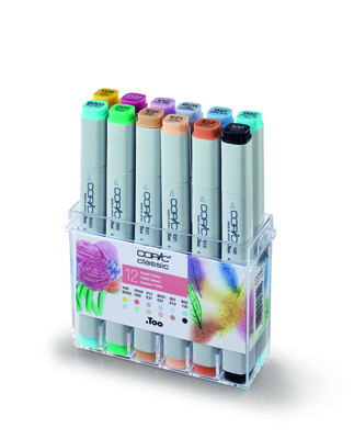 Copic 20075704 Classik VE12 Set Pastellfarben