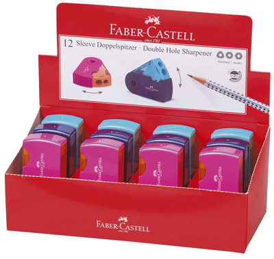 FABER CASTELL Doppelspitzdose Sleeve  182704  VE12