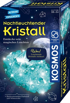 Mitbringspiel Nachtleuchtender Kristall