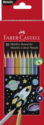 FABER CASTELL 201583 Farbstifte 10ST Metallic