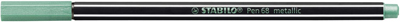 Fasermaler Pen 68 metallic grün VE10