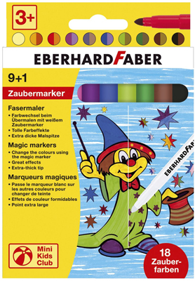 EBERHARD FABER 551010  Faserschreiberetui 10St sortiert