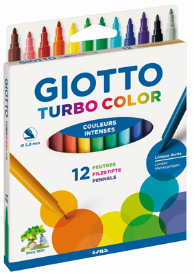 GIOTTO F071900 Farbstiftetui 12ST Turbo Color