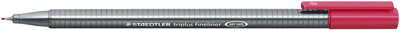 STAEDTLER 334-23 Feinliner Triplus weinrot 0,3mm VE10