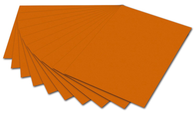 FOLIA 6141E Fotokarton 50x70cm hellorange 300g/m² VE10