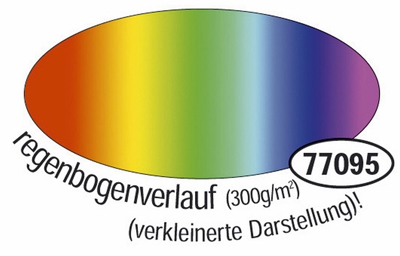 FOLIA Fotokarton 49x68cm Regenbogen VE10