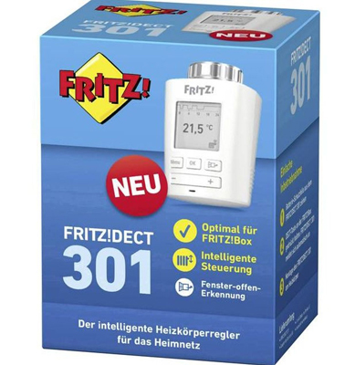 Funk Heizkörperthermostat Dect 301 weiß