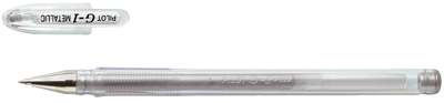 PILOT 2607054 BL-G1-7T-SI Gelschreiber 0,4mm silber VE12