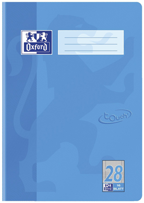 Heft A4/16B/L28 Touch meerblau