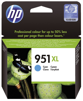 HP CN046AE Inkjetpatrone Nr. 951XL cyan