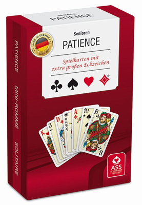 Spielkarten Seniorenpatience