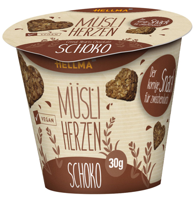 Kekse Müsliherzen Schoko 30x30g