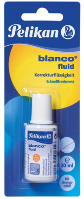 PELIKAN 300841 Korrekturflüssigkeit blanco 20ml Fluid VE5